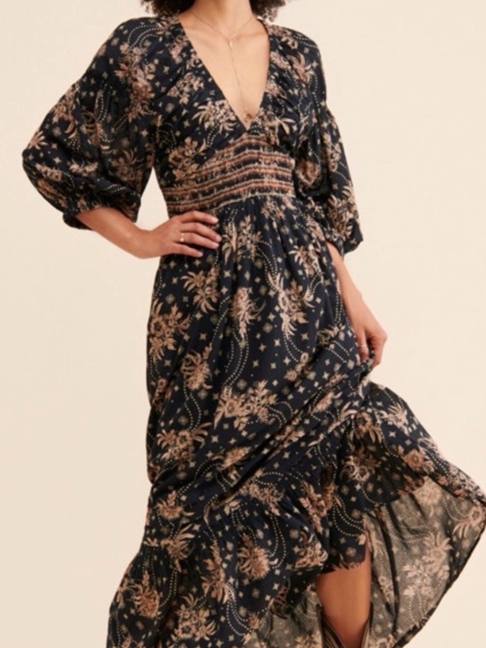 Free People Golden Hour Maxi Dress